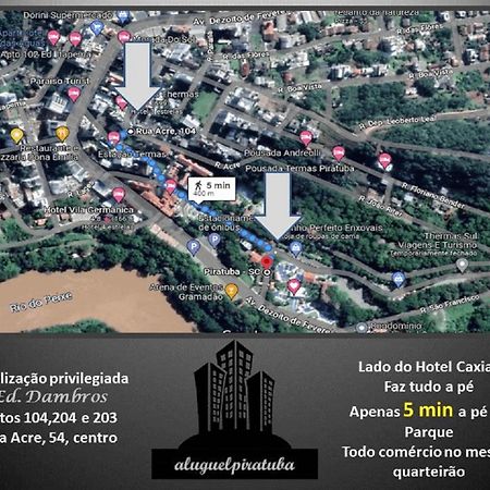 פיראטובה Aconchegante Apto 104 Fica 5 Min Do Parque Termal מראה חיצוני תמונה